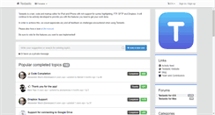 Desktop Screenshot of feedback.textasticapp.com